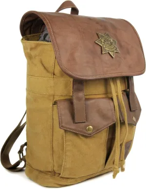 The Coop Walking Dead Rick's Sheriff Backpack-Brown