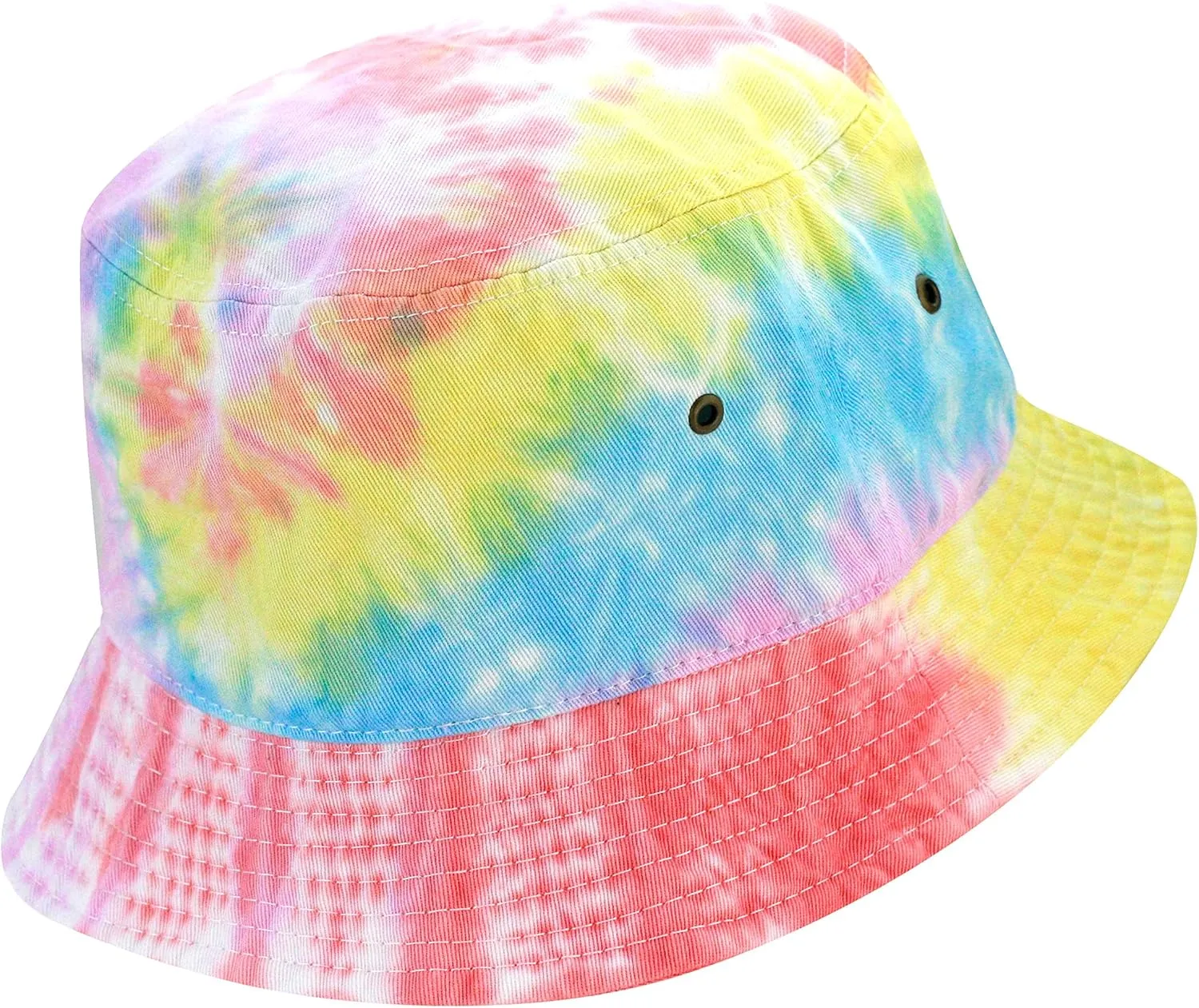The Hat Depot Bucket Hat - Unisex 100% Cotton & Denim UPF 50 Packable Summer Travel Beach Sun Hat