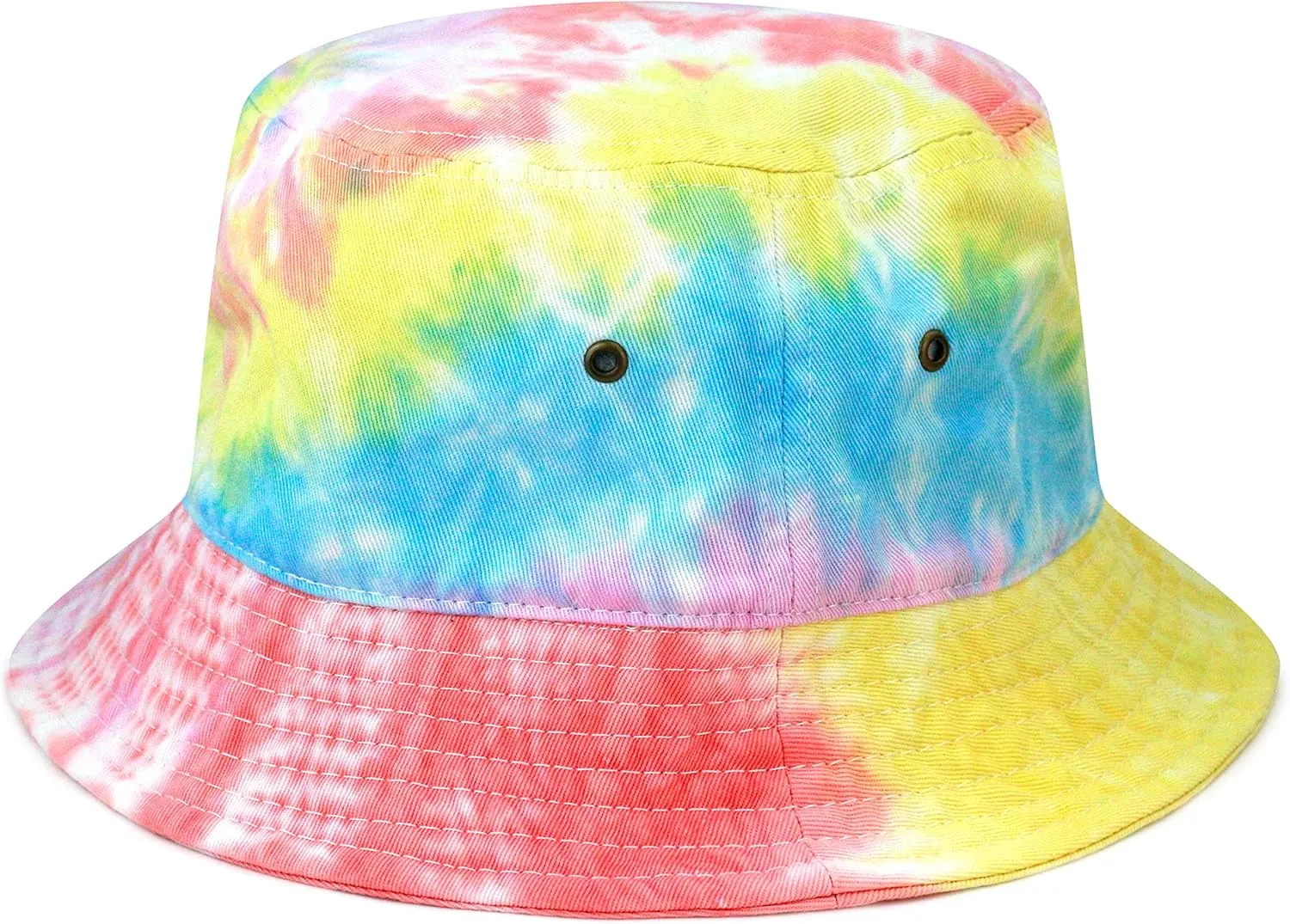 The Hat Depot Bucket Hat - Unisex 100% Cotton & Denim UPF 50 Packable Summer Travel Beach Sun Hat