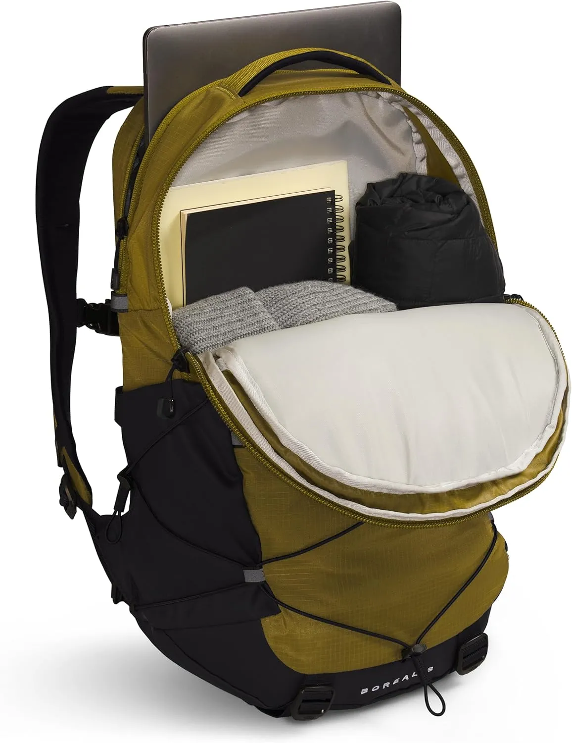 THE NORTH FACE Borealis Commuter Laptop Backpack, Sulphur Moss/TNF Black, One Size