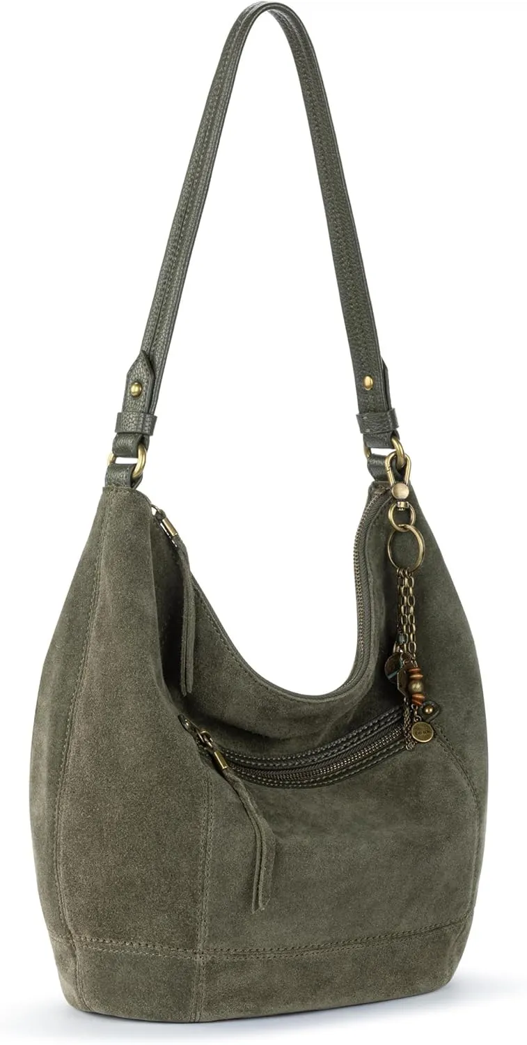 The Sak Sequoia Hobo Bag - Premium Large Leather Women's Handbag for Everyday & Travel - Durable Purse With Zipper Pocket