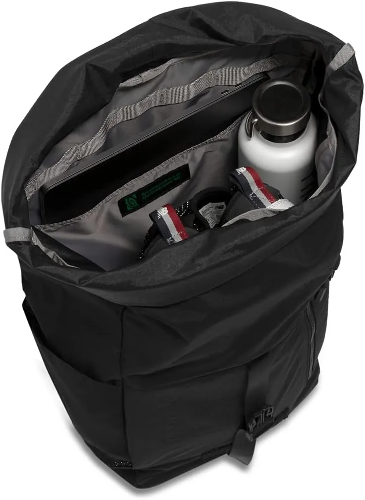 Timbuk2 Tuck Pack - Roll Top, Water-Resistant Laptop Backpack, Eco Black