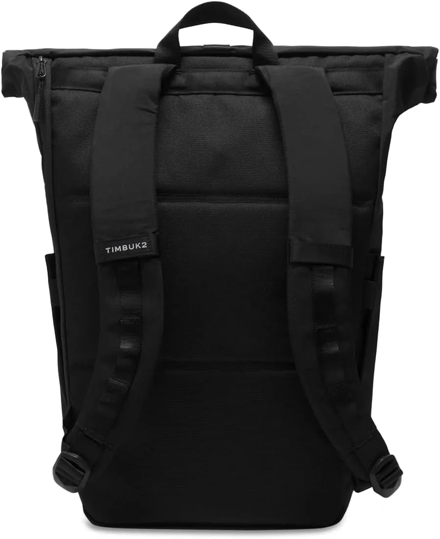 Timbuk2 Tuck Pack - Roll Top, Water-Resistant Laptop Backpack, Eco Black
