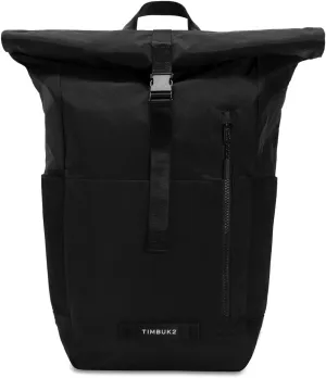 Timbuk2 Tuck Pack - Roll Top, Water-Resistant Laptop Backpack, Eco Black