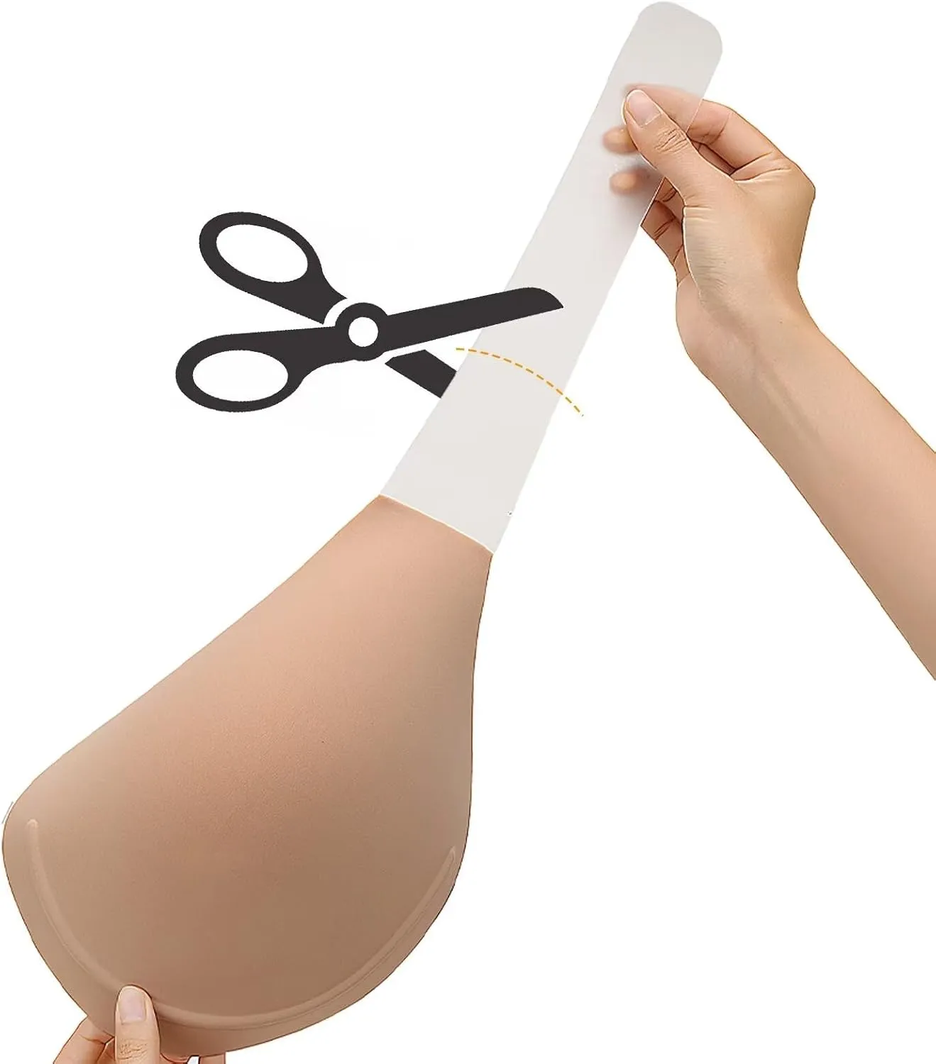 TITU Strapless Bra for Big Bust - Sticky Push Up for Large Breasts, Backless Plus Size Invisible with Boob Lift Tape
