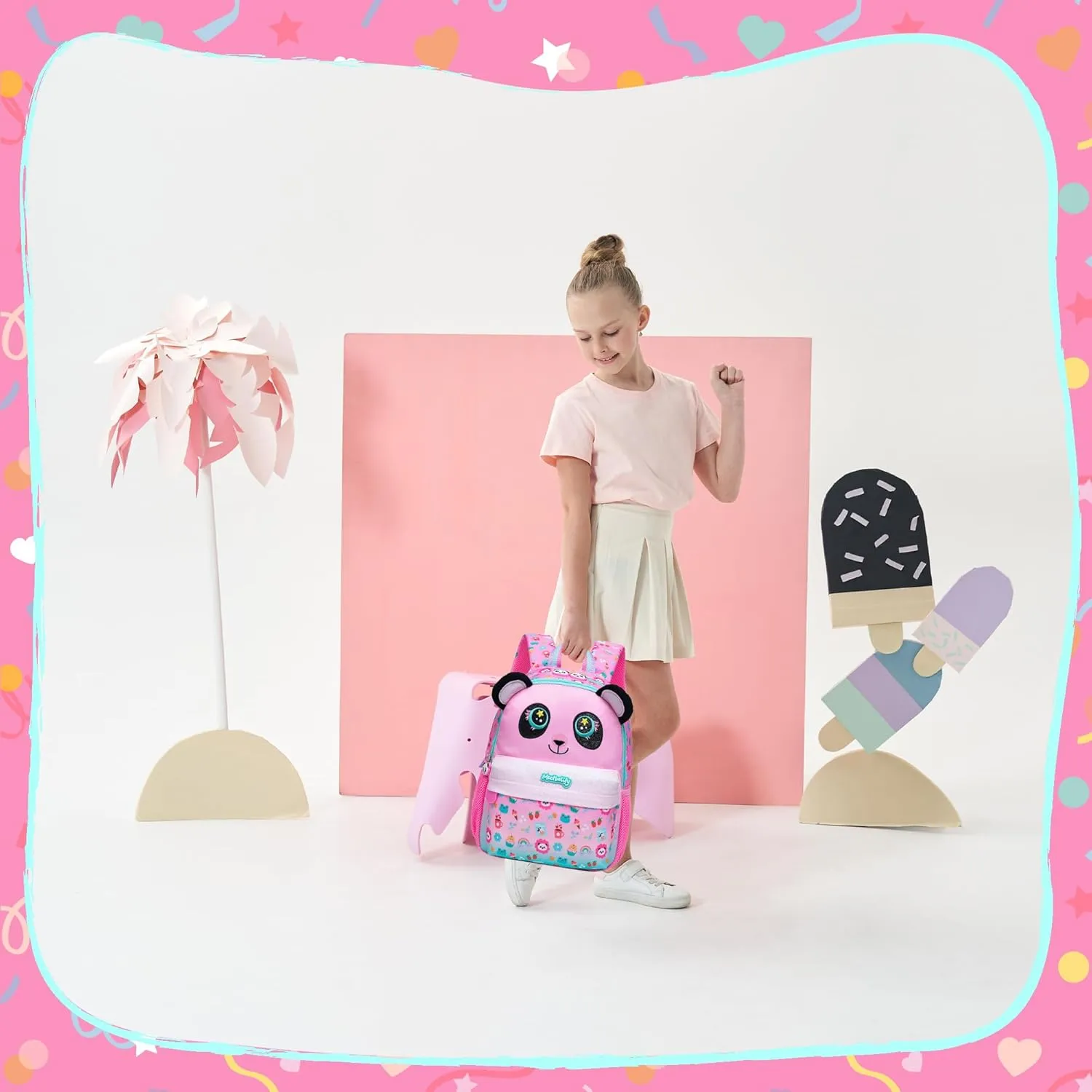 Toddler Backpacks for Girls 3-4 Kids Preschool Backpacks for Girls Cute Kindergarten Backpack Mini Small Backpack Little Girl Back to School Supplies