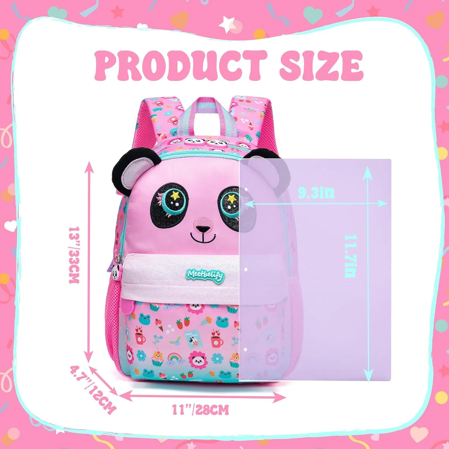 Toddler Backpacks for Girls 3-4 Kids Preschool Backpacks for Girls Cute Kindergarten Backpack Mini Small Backpack Little Girl Back to School Supplies