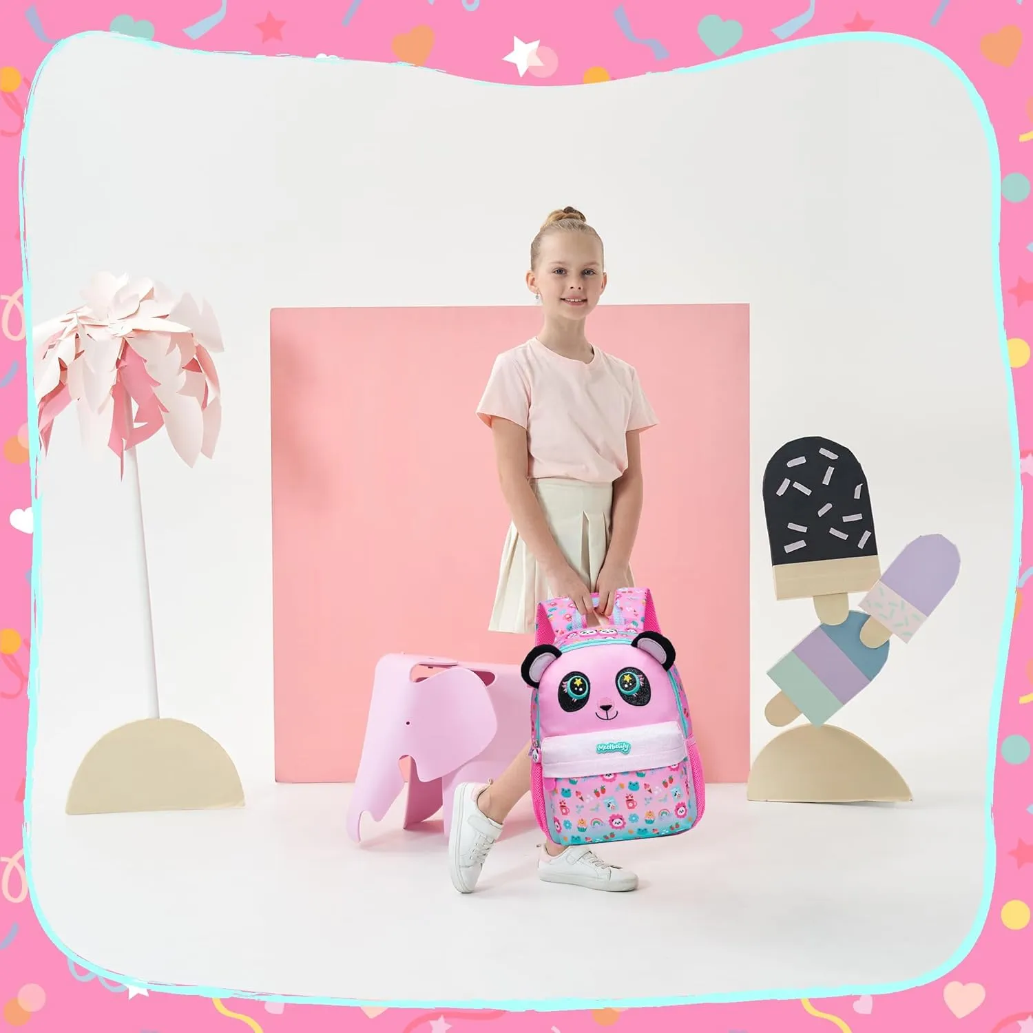 Toddler Backpacks for Girls 3-4 Kids Preschool Backpacks for Girls Cute Kindergarten Backpack Mini Small Backpack Little Girl Back to School Supplies