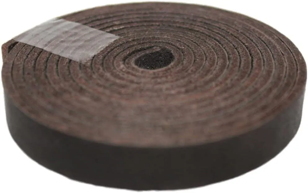 TOFL Genuine Top-Grain Leather Strap | 72 Inches Long | 3/4 Inch Wide | 1/8 Inch Thick (7-8 oz) | 1 Leather Strip for DIY Arts & Craft Projects, Clothing, Jewelry, Wrapping | Dark Brown