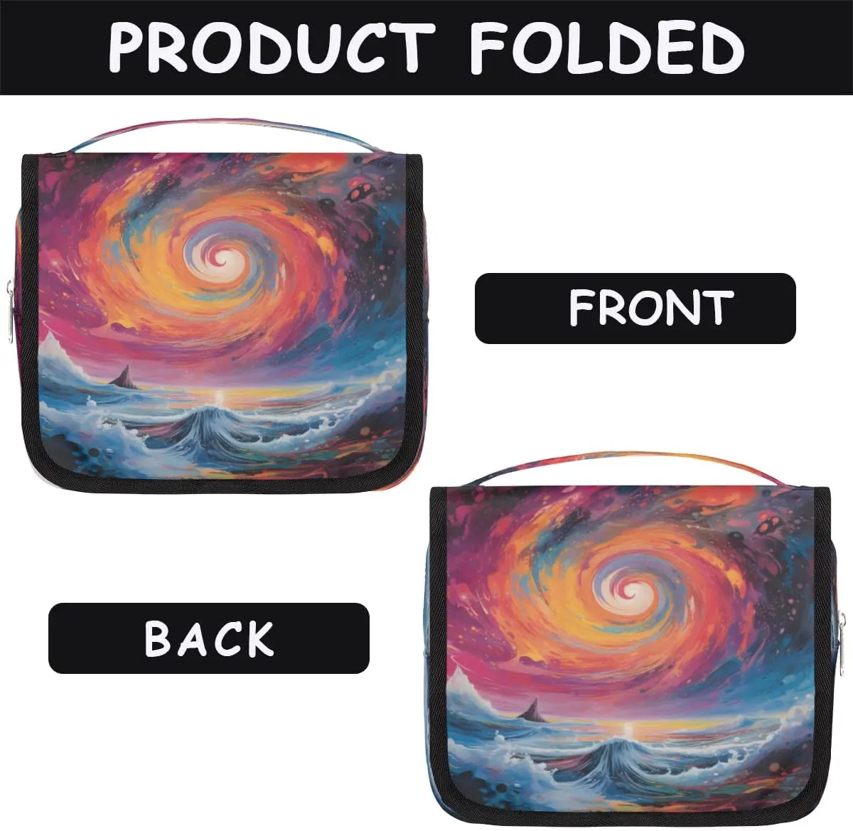 Toiletry Bag Hanging Toiletry Bag Travel Essentials Makeup Bag Travel Size Toiletries Bag Abstract Ocean Travel Essentials For Women Travel Containers For Toiletries