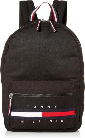 Tommy Hilfiger Men's Gino Backpack, Deep Black, One Size