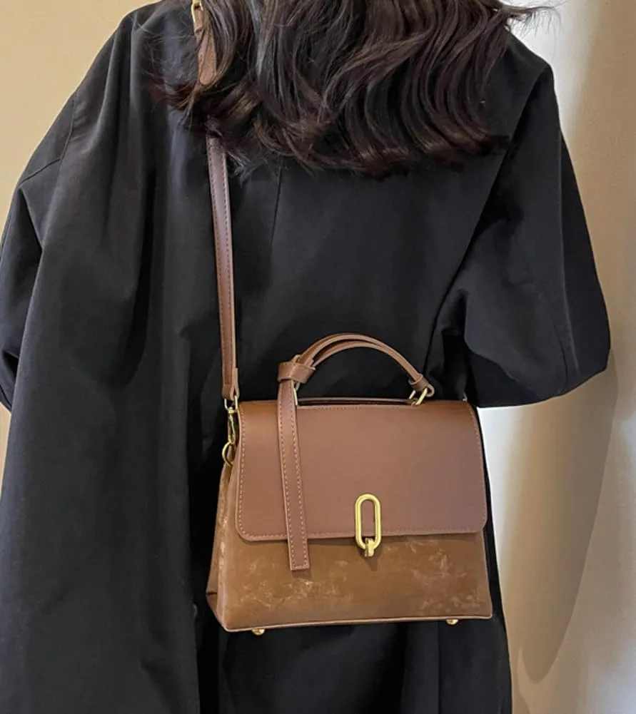 Top Handle Satchel Bag for Women Tote Bag Suede Designer Crossbody Purse Vegan Leather Shoulder Handbag Purse
