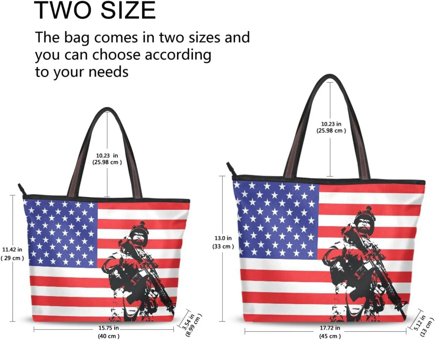 Tote Bag for Women with Zipper,Polyester Tote Purse Holiday Tote Bag Work Handbag Women Gift