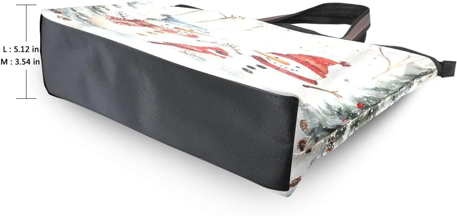 Tote Bag for Women with Zipper,Polyester Tote Purse Holiday Tote Bag Work Handbag Women Gift