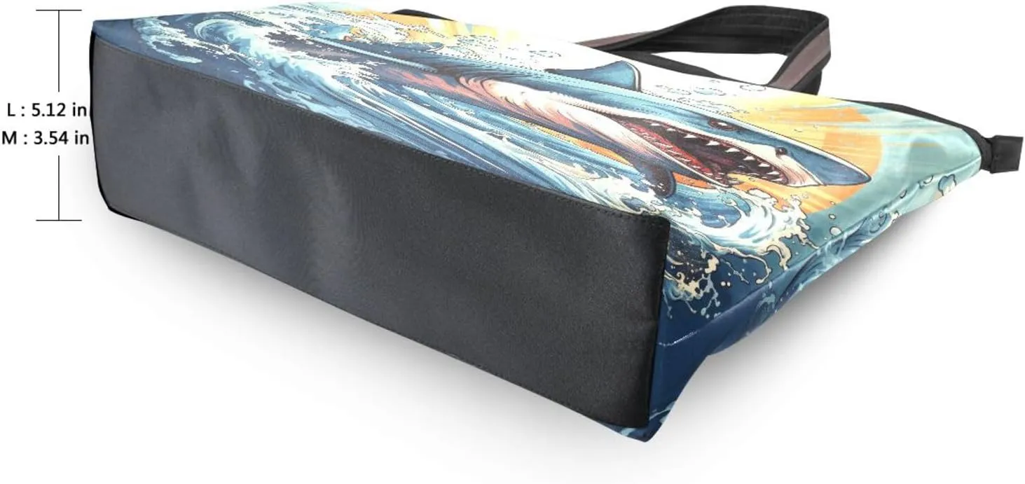 Tote Bag for Women with Zipper,Polyester Tote Purse Holiday Tote Bag Work Handbag Women Gift