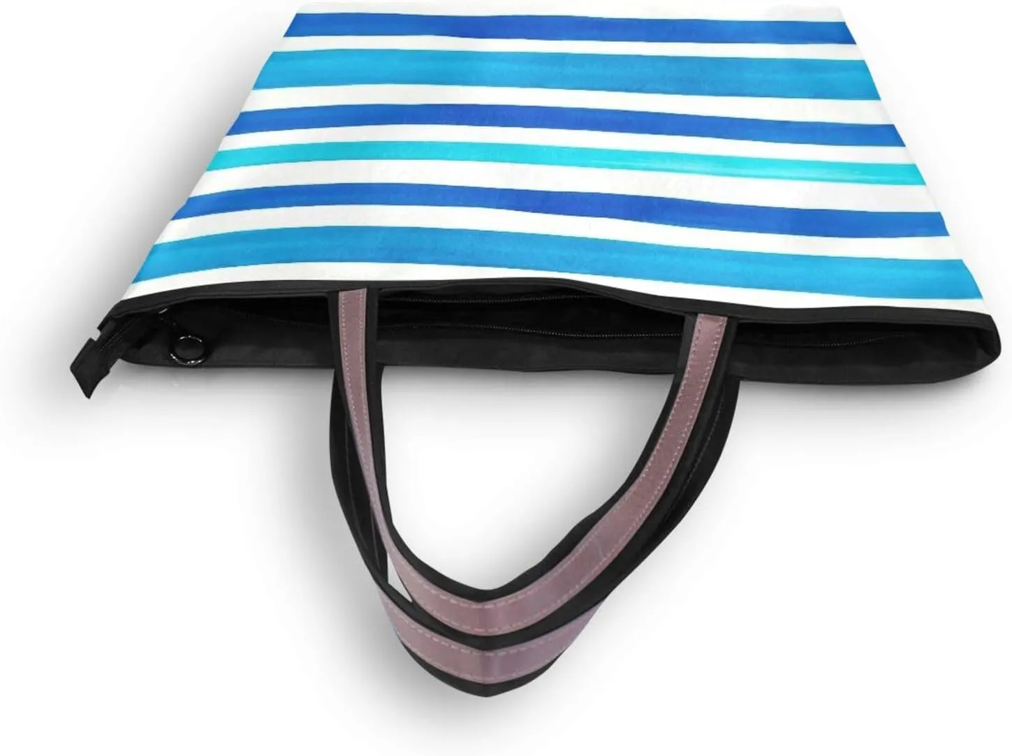 Tote Bag for Women with Zipper,Polyester Tote Purse Holiday Tote Bag Work Handbag Women Gift