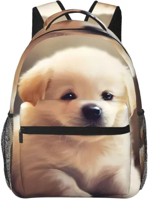 Travel Backpack for Women Men Casual Carry On Back Pack Bichon Frise 15.6inch Laptop Backpack