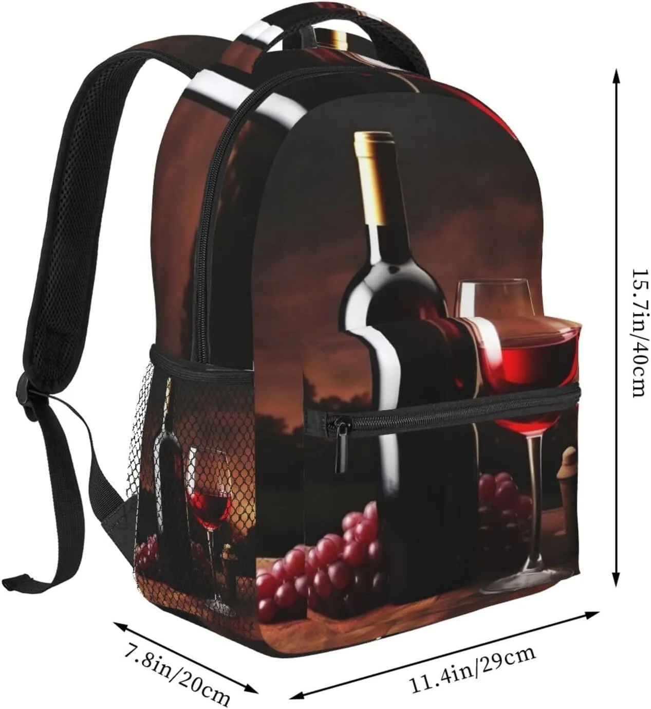 Travel Backpack for Women Men Casual Carry On Back Pack Sunflowers 15.6inch Laptop Backpack