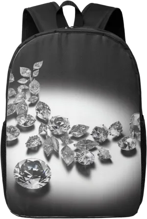 Travel Backpack Lightweight Carry On Shoulder Backpacks Waterproof Casual Daypacks Diamond Jewelry Jewels Luxury Laptop Bag For Women Men