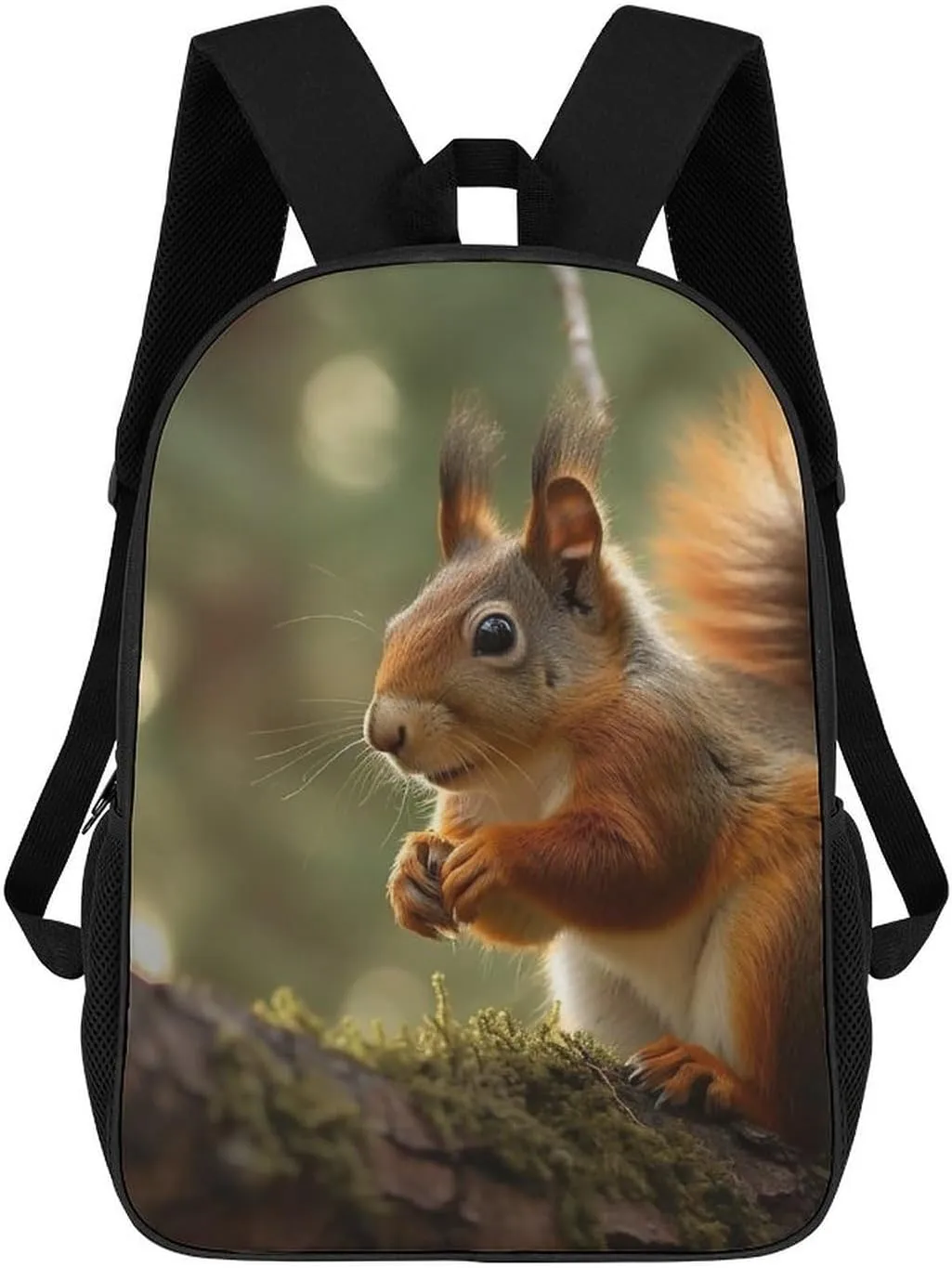 Travel Laptop Backpack Wildlife Squirrel Backpack for Men Women Casual Daypack Computer Bag for Hiking Business