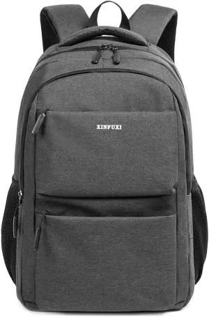 Travel Laptop Backpack,Anti-theft 17/15.6InchLaptopBackpack,School Bookbag,Casual Business Backpack (Dark Gray)