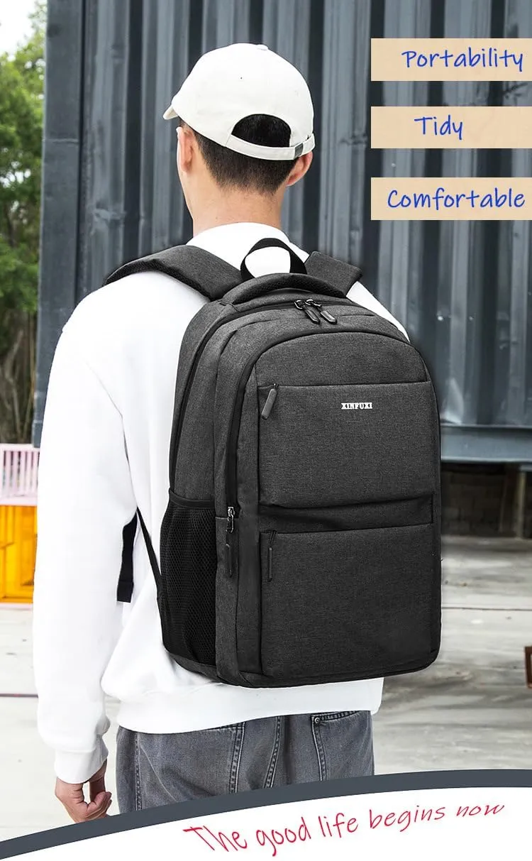 Travel Laptop Backpack,Anti-theft 17/15.6InchLaptopBackpack,School Bookbag,Casual Business Backpack (Dark Gray)