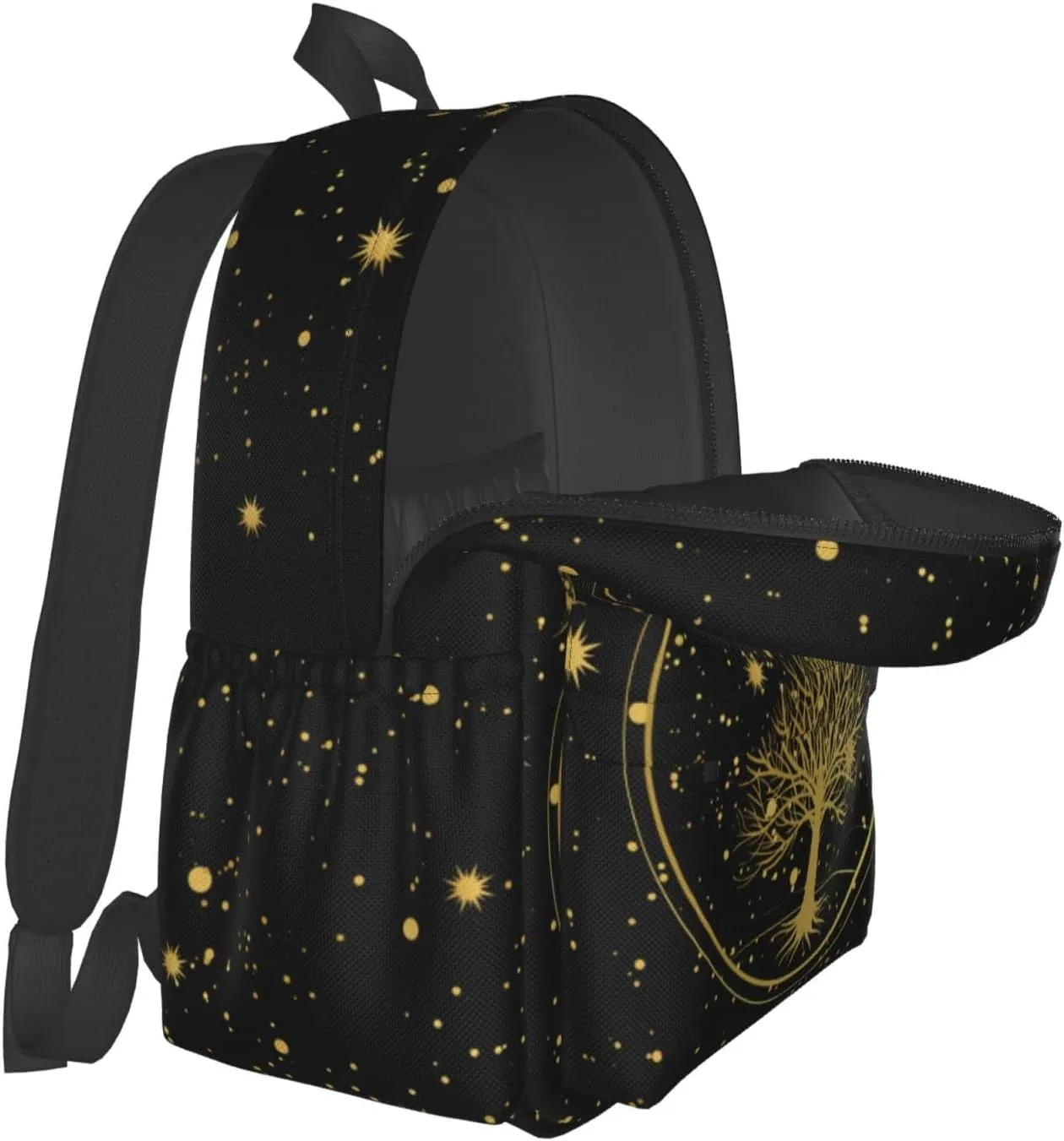 Tree Sun and Moon Phase Backpack Bookbag Laptop Backpacks Multipurpose Daypack for Boys Girls School Men Women Travel Hiking
