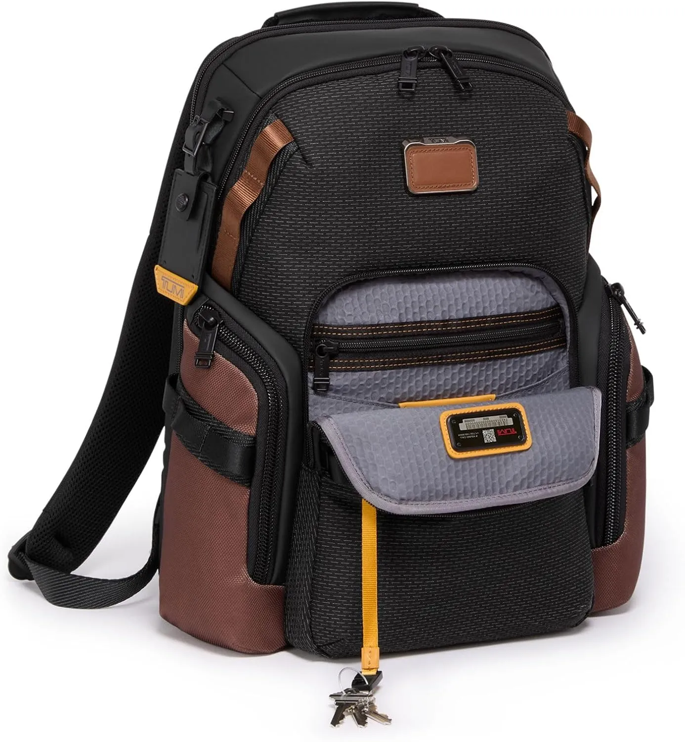 Tumi Men's Navigation Backpack, Black/Onyx, One Size