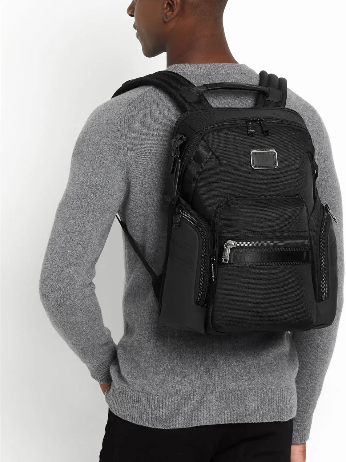 Tumi Men's Navigation Backpack, Black/Onyx, One Size