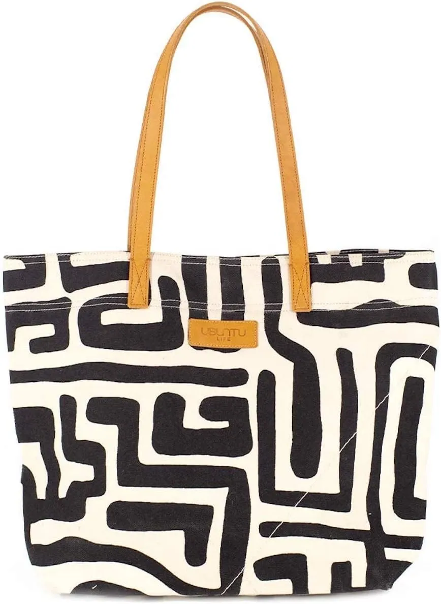 Ubuntu Life Go-To Canvas Tote Bag – Laptop Tote Bag for School, Work, or Everyday Use, Perfect for Notebooks and 13” Laptops