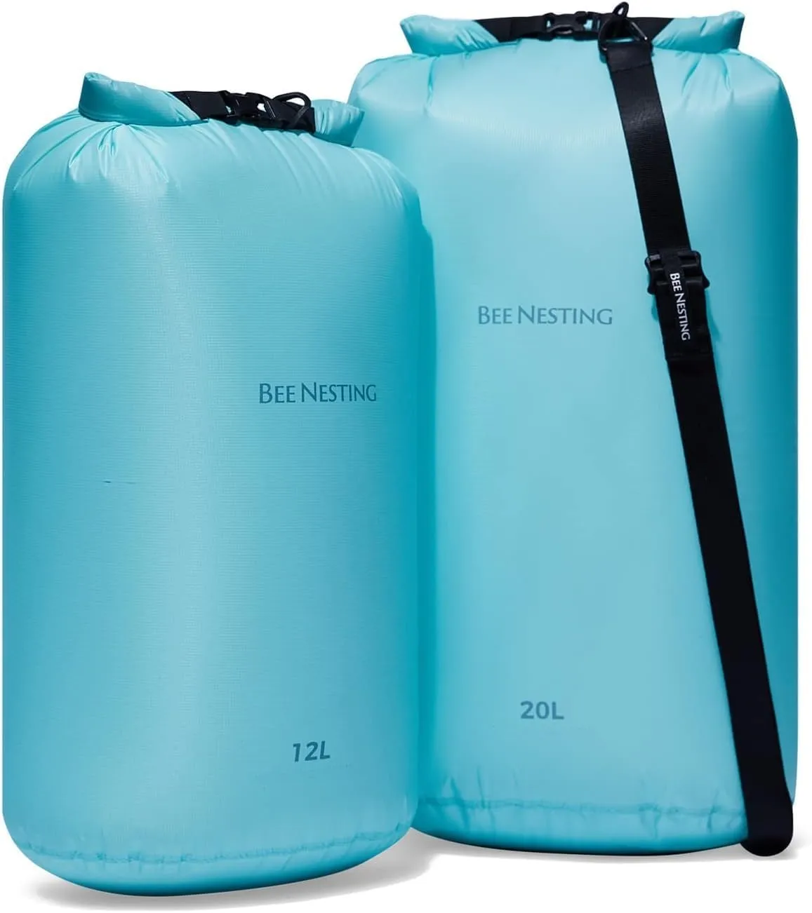 Ultralight Dry Bag Set for Backpacking, Waterproof Dry Sack for Camping, Hiking, Motorcycle, Lightweight Stuff Sack Set of 3 Pack