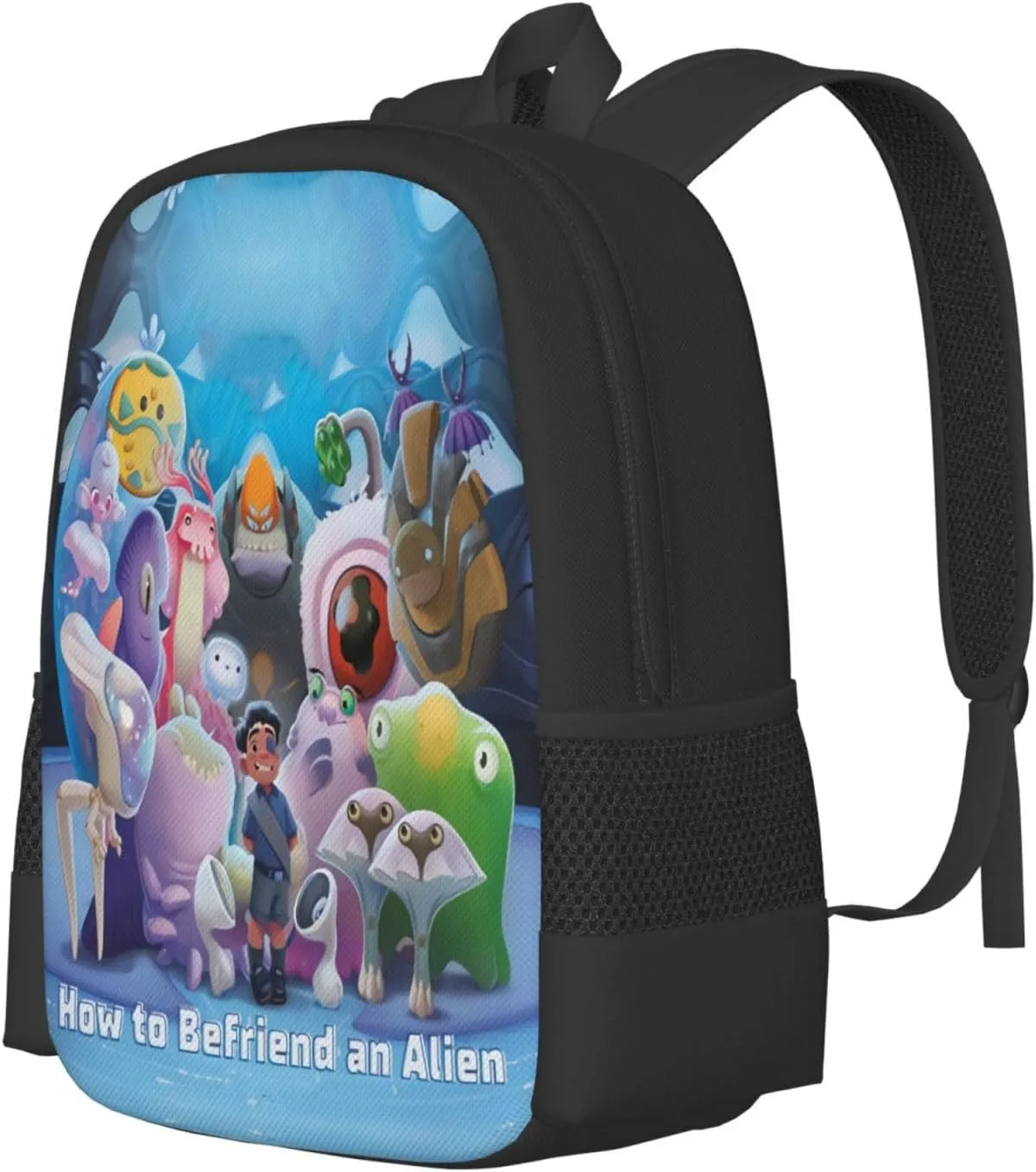 Unisex Novel How Elio to Befriend an Alien Backpacks Casual Lightweight Laptop backpack Fashion Primary Daypacks Bookbag For Daily travel, work, outings, Hiking