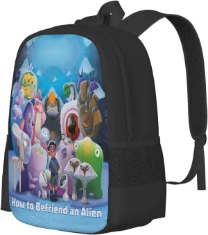 Unisex Novel How Elio to Befriend an Alien Backpacks Casual Lightweight Laptop backpack Fashion Primary Daypacks Bookbag For Daily travel, work, outings, Hiking