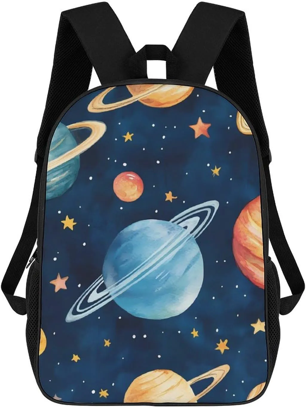 Universes Galaxy Solar System 17 Inches Travel Backpacks Funny Shoulder Bag Lightweight Daypack