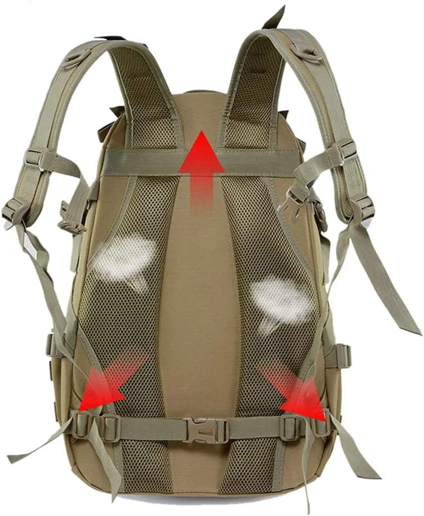 USDBE 40L Tactical Backpack Men Multifunction Camouflage Travel Bags Military Bag Outdoor Army Camping Climbing Hiking Bag