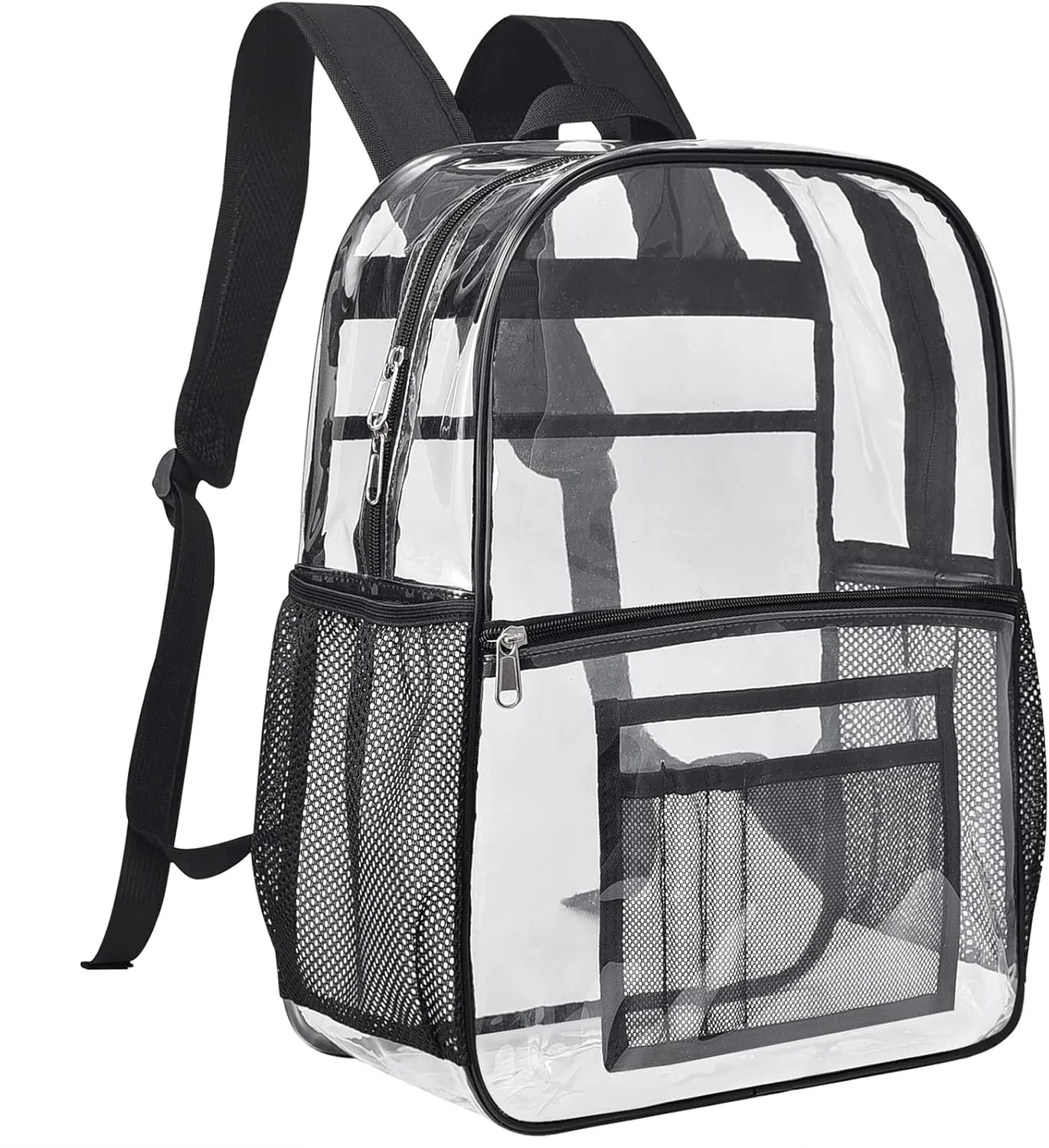 USPECLARE Clear Backpack for Stadium Approved 12×6×12, Water proof Clear Bag for Stadium Events and Concert Work Sport Event
