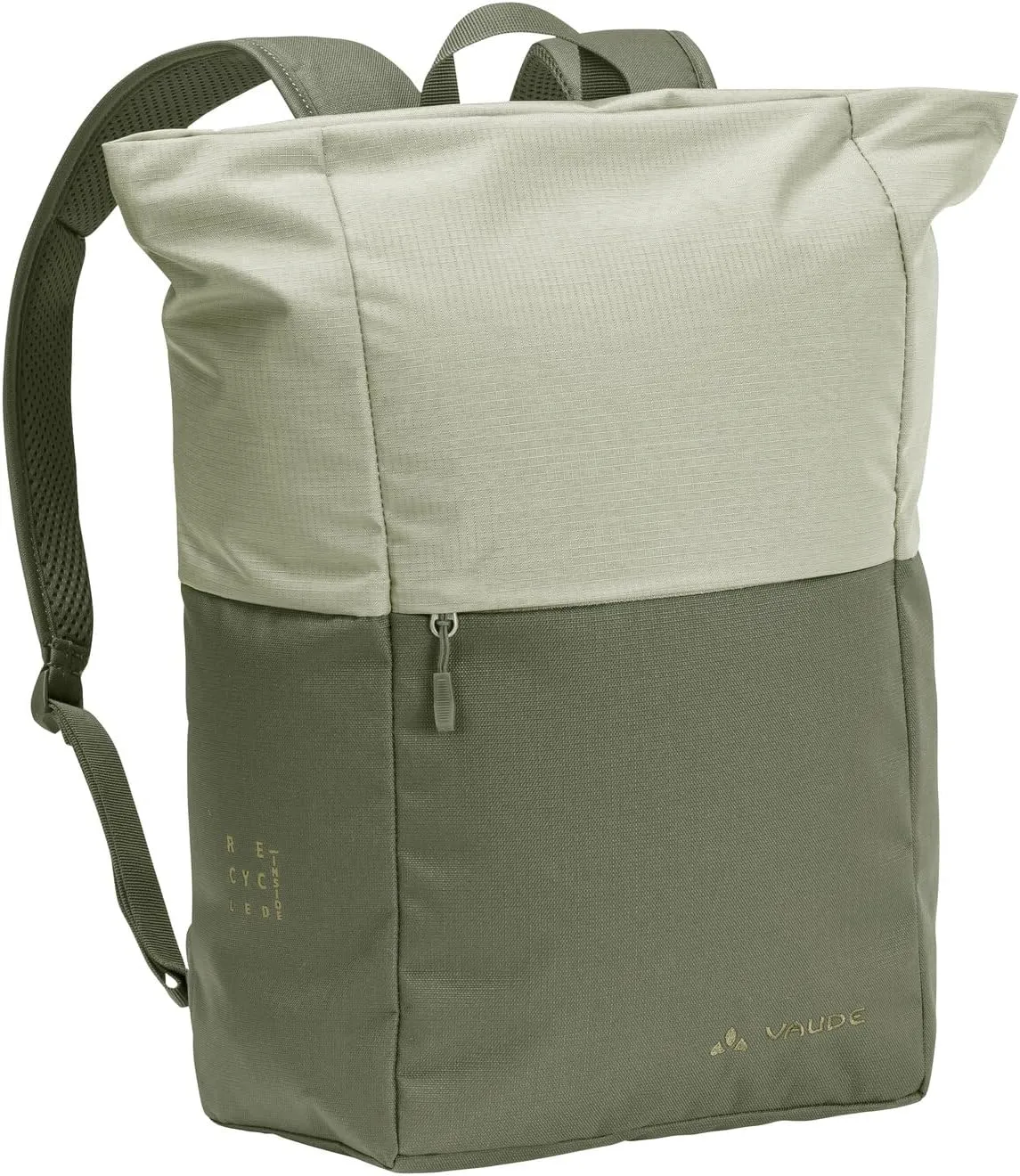 VAUDE Unisex Adult Green Tablet Backpack, 14L, Recycled Materials, Modern, Not Water Resistant, Nylon, Bag, Everyday Use, Carrying Tablet, Traveling