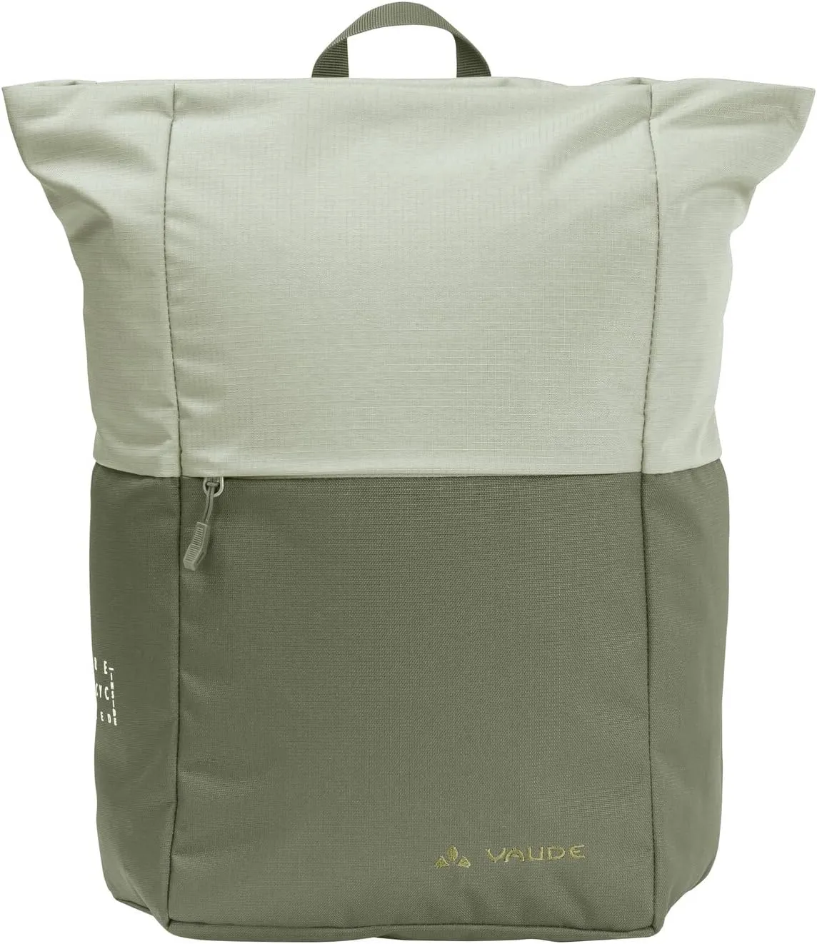 VAUDE Unisex Adult Green Tablet Backpack, 14L, Recycled Materials, Modern, Not Water Resistant, Nylon, Bag, Everyday Use, Carrying Tablet, Traveling