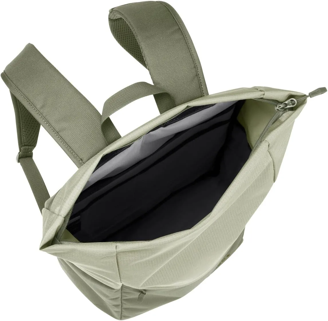 VAUDE Unisex Adult Green Tablet Backpack, 14L, Recycled Materials, Modern, Not Water Resistant, Nylon, Bag, Everyday Use, Carrying Tablet, Traveling