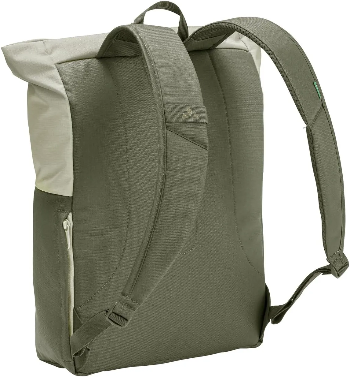 VAUDE Unisex Adult Green Tablet Backpack, 14L, Recycled Materials, Modern, Not Water Resistant, Nylon, Bag, Everyday Use, Carrying Tablet, Traveling