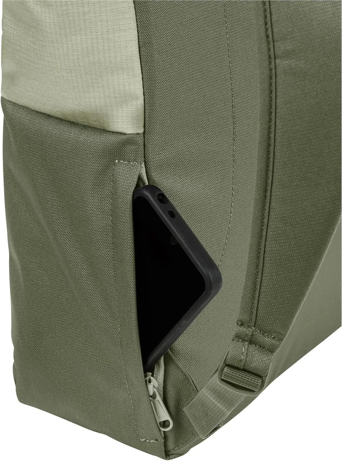 VAUDE Unisex Adult Green Tablet Backpack, 14L, Recycled Materials, Modern, Not Water Resistant, Nylon, Bag, Everyday Use, Carrying Tablet, Traveling