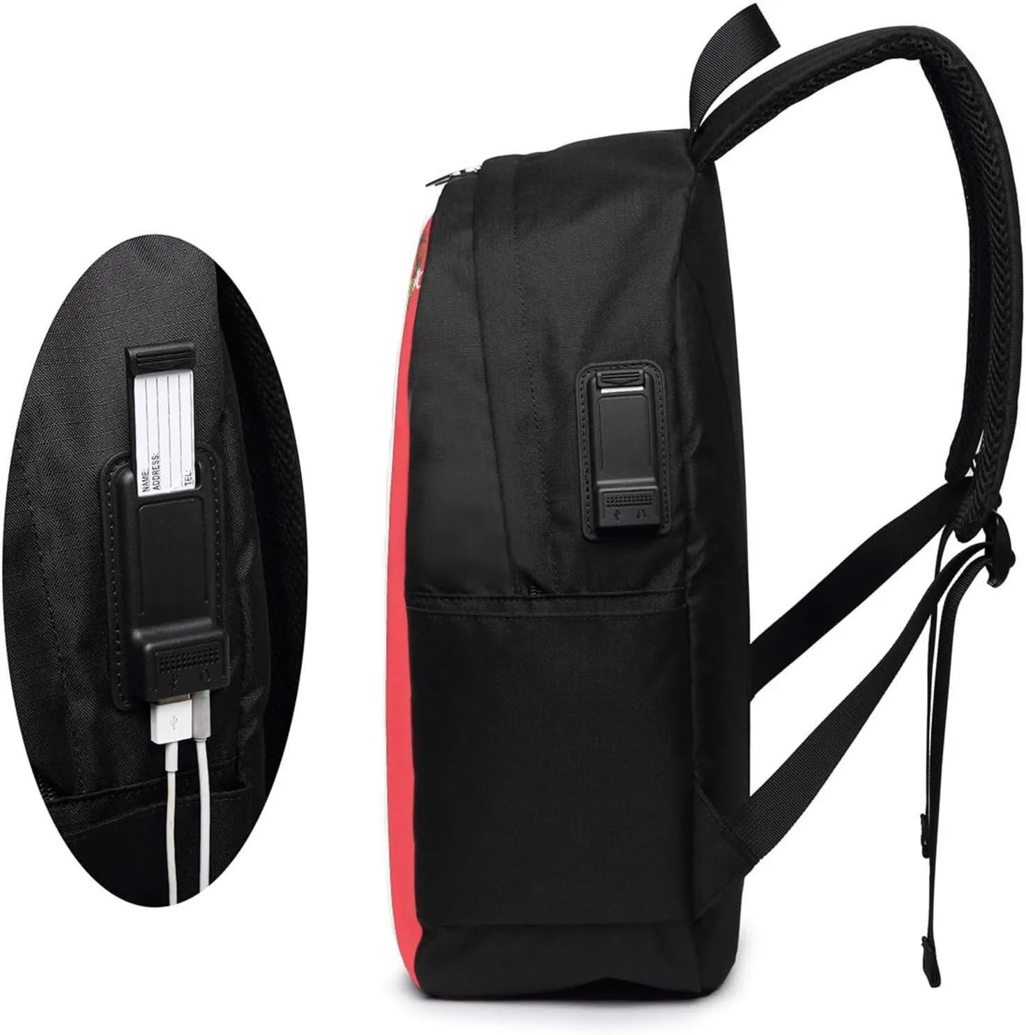 Venezuelan Venezuela LGBT Pride Rainbow Flag Laptop Backpacks Travel Backpack Casual Business Daypack Sport Rucksack Computer Bag Fits up to 17 Inch Notebook with USB Port