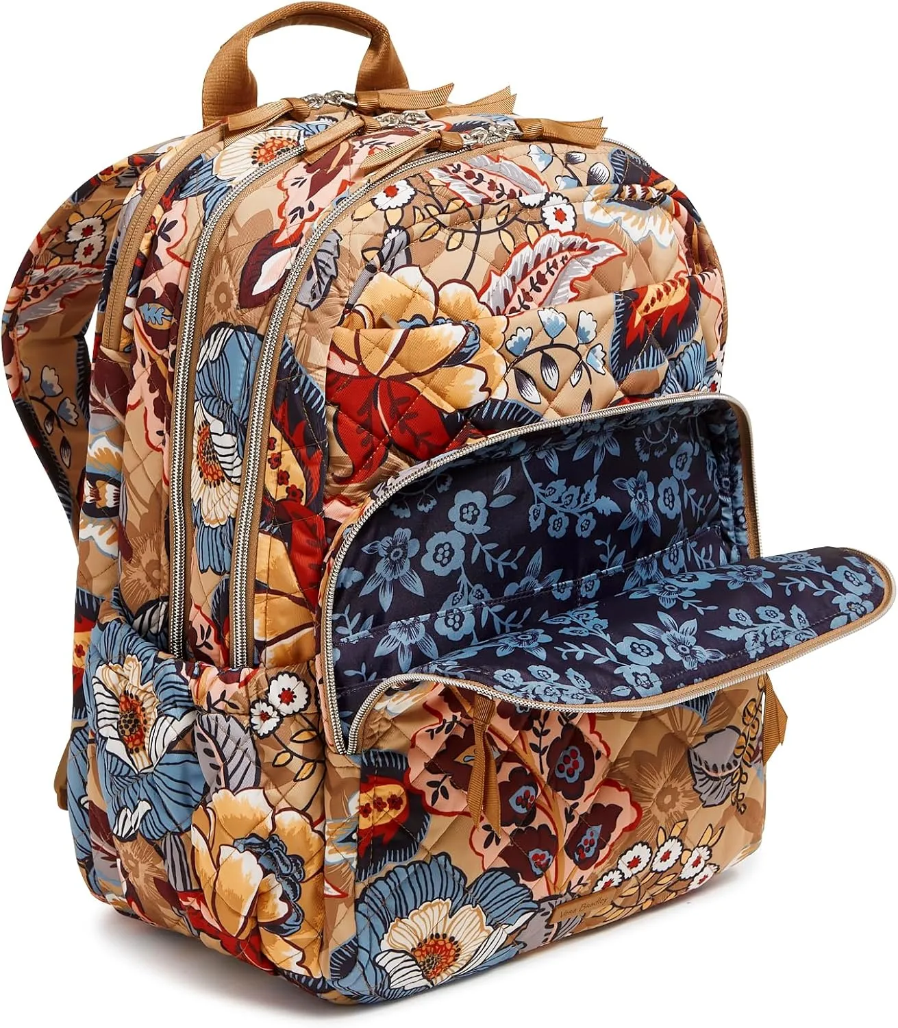 Vera Bradley Performance Twill XL Campus Backpack, Botanical Beauty