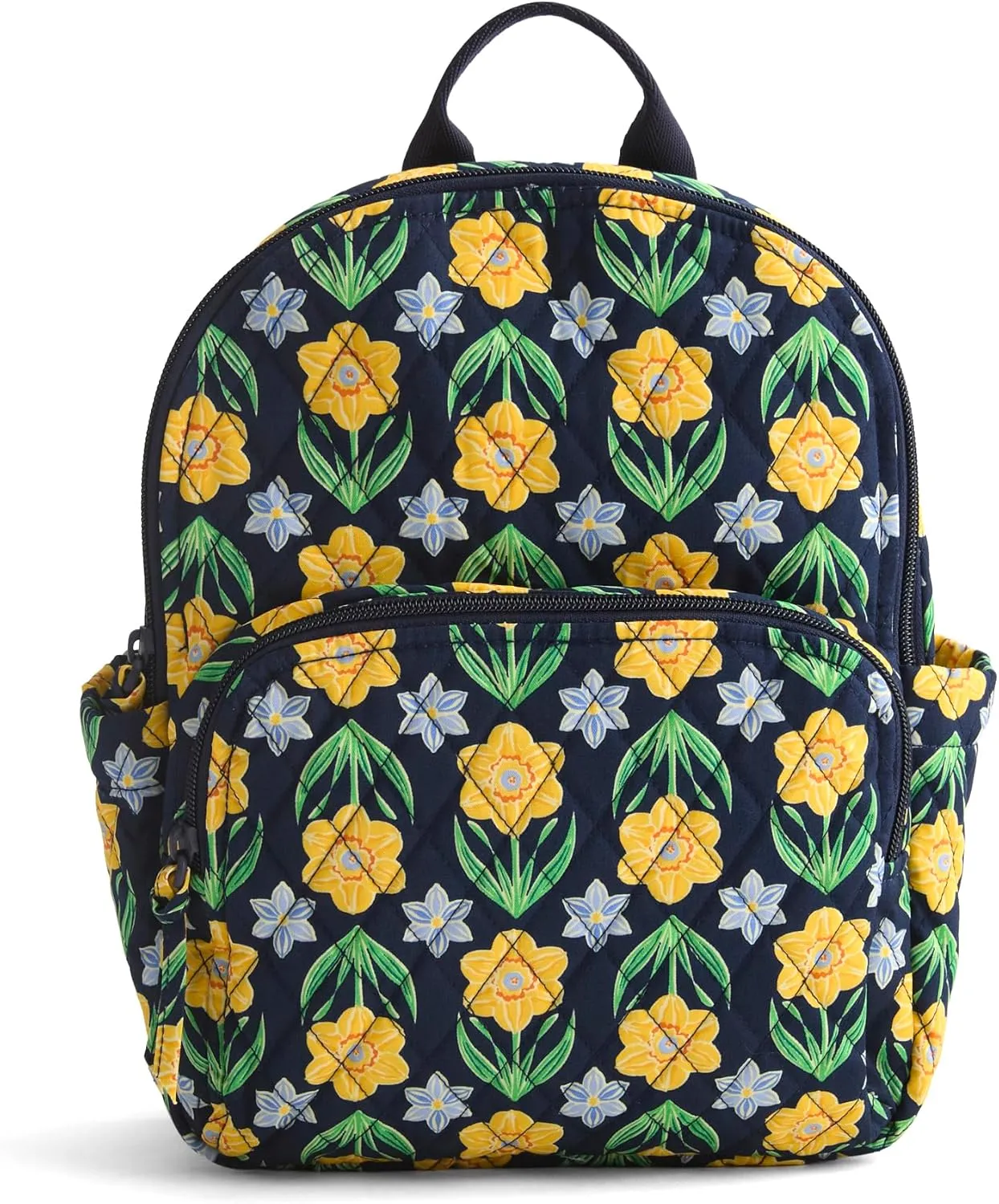 Vera Bradley Premium Cotton Small Banbury Backpack, Daffodils