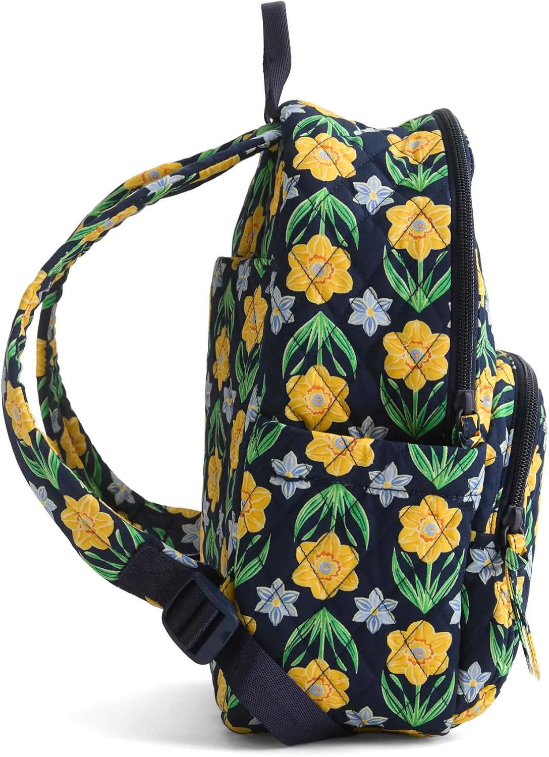 Vera Bradley Premium Cotton Small Banbury Backpack, Daffodils