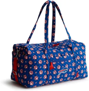 Vera Bradley Women's Cotton NFL Large Travel Duffel Bag (Multiple Teams Available)
