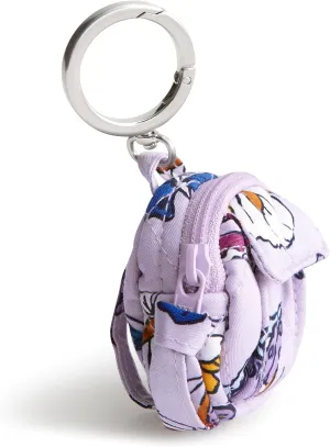 Vera Bradley Women's Premium Cotton Original Backpack Bag Charm, Wing in Flight, One Size
