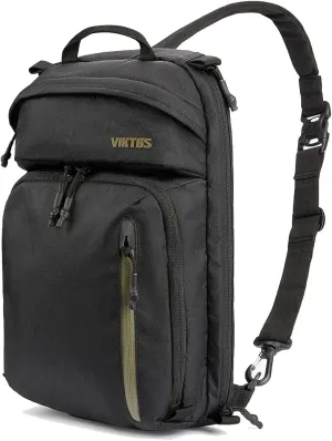 VIKTOS Upscale XL Midsize Concealed Carry Slingbag - Rugged Durable Weather-Resistant Shooting Range Gear for Tactical & Personal Defense, Nightfjall