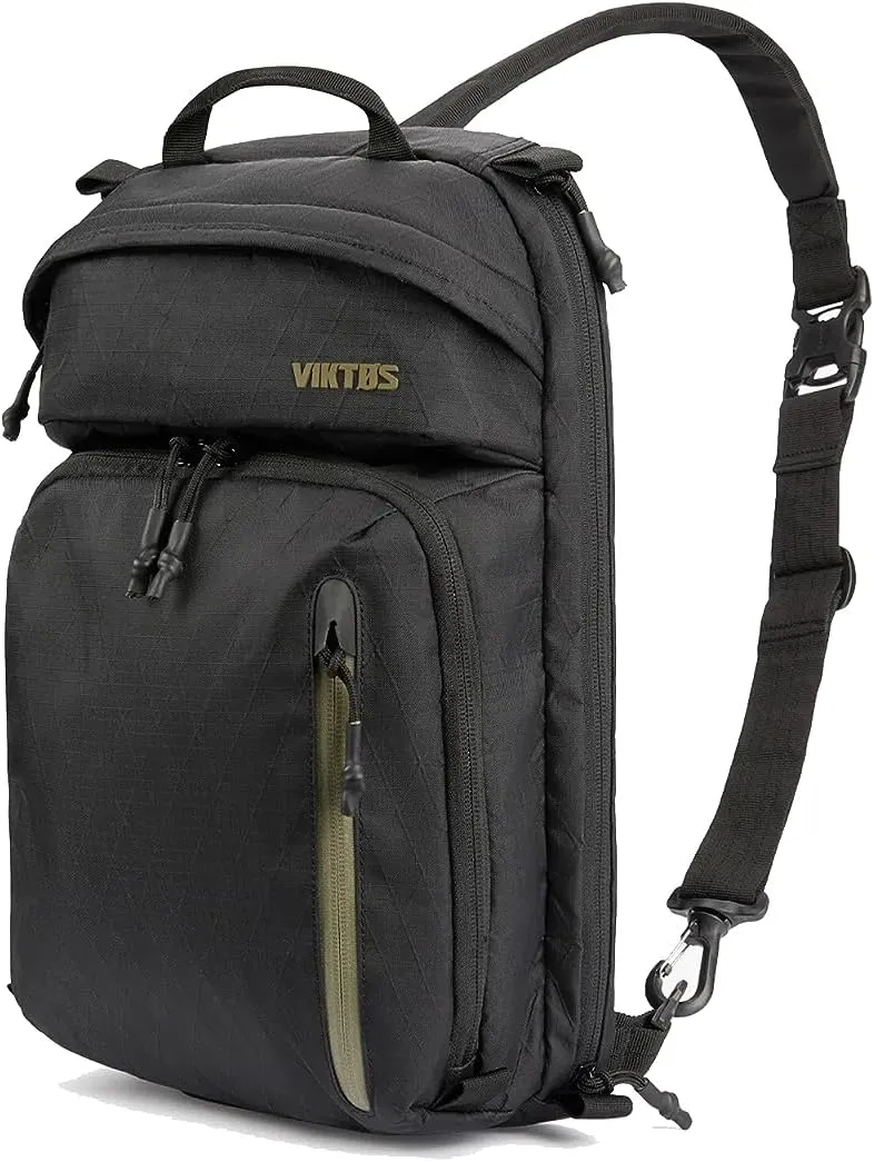 VIKTOS Upscale XL Midsize Concealed Carry Slingbag - Rugged Durable Weather-Resistant Shooting Range Gear for Tactical & Personal Defense, Nightfjall