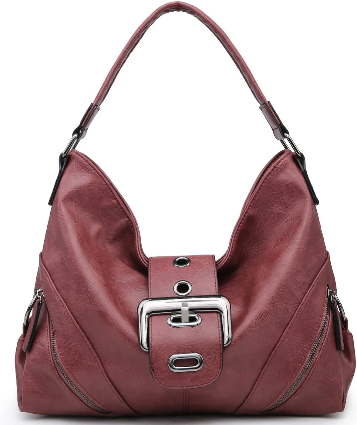 VONMAY Purses Handbags for Women Hobo Bags Large Satchel Tote Bags Ladies Shoulder Bag Buckle Design Purse